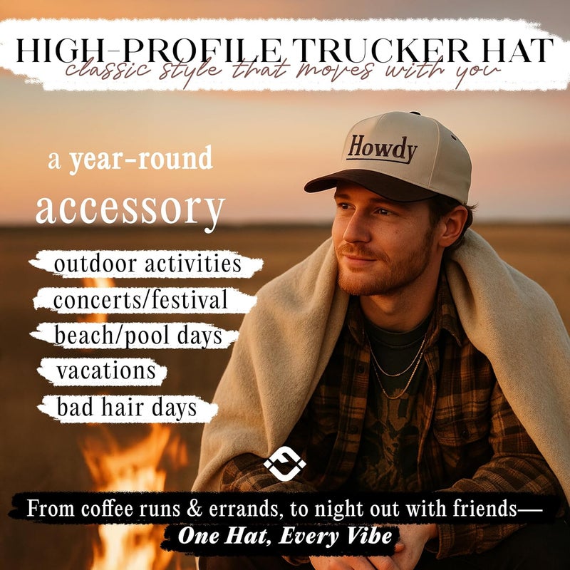 Funky Junque Vintage Canvas Snapback Hat - Adjustable 2 Tone Cap for Men Women - Put It On My, Cowboy, Girl Dad, Funny - Image 2